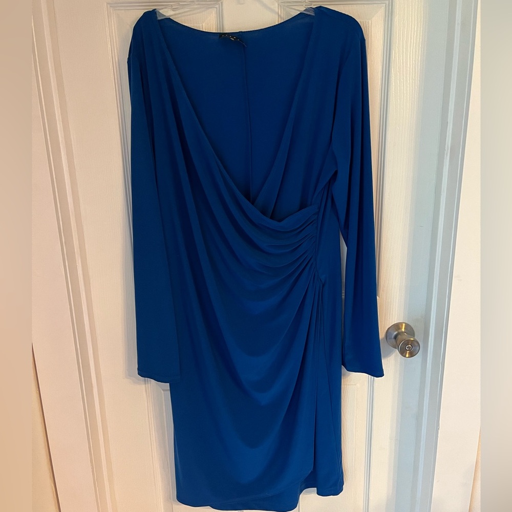 Tiana B. Plus Faux Wrap dress